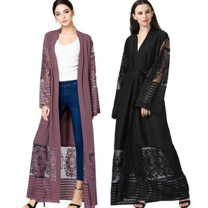 1546# latest designs new model in dubai wholesale clothing turkish uae kimono abaya 2018