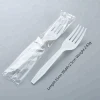 15cm disposable food grade PS plastic cutlery fork
