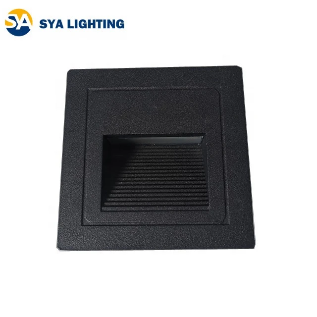 1.5W Outdoor waterproof Square Led Wall Lamp Recessed Stair LED Step Light