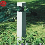 1.5W White Color Solar LED Lawn Light Stainless Steel Solar Garden Light