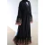 Import 1785# Modern Black Elegant Front Open Abaya High Quality Turkey Kimono Kaftan Abaya Islamic Clothing from China
