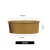 Import 1300ml Large Capacity Customized Design Printing Brown Kraft Paper Salad Bowls With Matching Lids from China