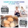 2-channel kitchen digital timer stopwatch countdown timer