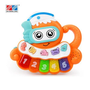 2 in 1 baby octopus musical toy electronic organ toy for kids 19M+