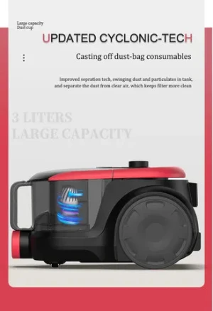 2000W CB Household Bagless Style Carpet Floor Washer Smart Cleaning Vacuum Cleaner