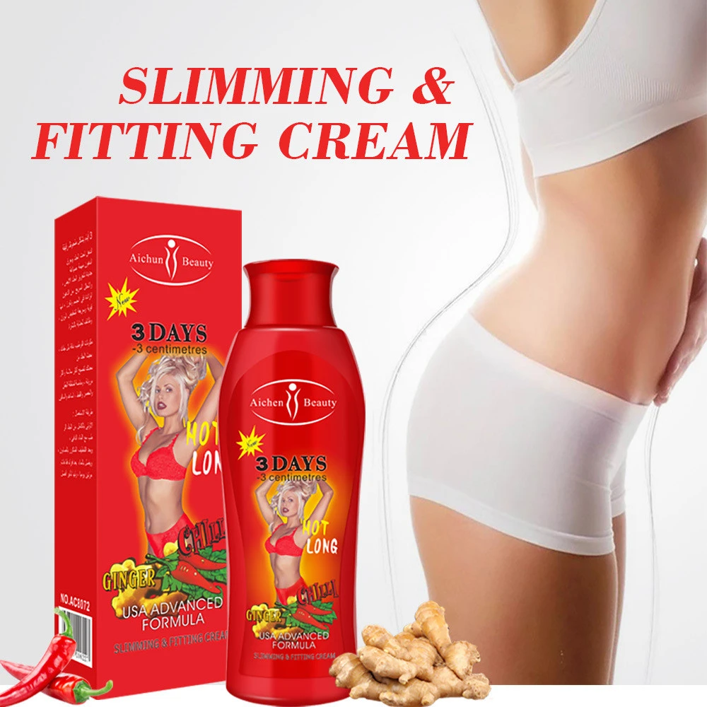 200ml Body Care Stomach Waist Fat Burning Quick Losing Weight Fitting Massage Ginger Chili Slimming Cream