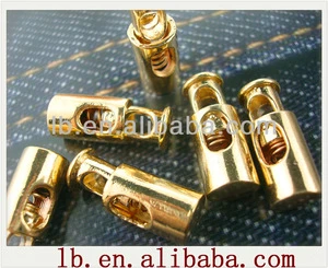 2013 new popular fashion design high quality metal cute silver/gold/black....6mm elastic cord stopper for clothing