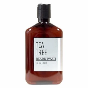 2017 Hot Sell ! Amazon Direct OEM Factory Manufacture Organic Tea Tree Beard Shampoo and Beard Wash