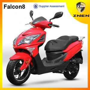 2017 new hot sale scooter 50cc moped gas scooter Falcon8 (Patent gas scooter ,EEC, EPA, DOT)
