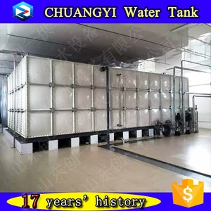 2018  most popular grp assembled big water storage tank for fish
