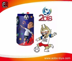 2018 world cup toy football fan colorful plastic cola whistle