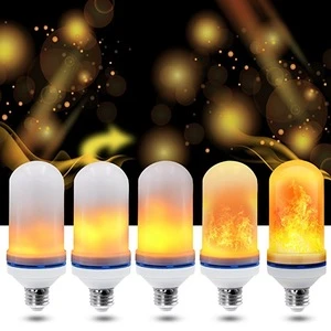 2019 decoration  E27 E26 LED Flame Effect Light Bulb, LED Flickering Flame Lamp, fire lights LED flicking lamp