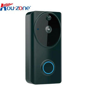 2019 new arrival video door phone Tosee/Tuya App home security wifi video doorbell remote unlock smart  doorbell camera