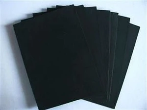 2019 packaging black paper black paperboard with grey back(0.3-3.0mm)