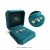Import 2020 Fashion new high end custom logo green jewelry gift box jewelry packaging velvet box from China