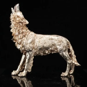 2020 Fashion Resin Animal Figurine Statue Creative Design wolf Sculpture Realistic Resin Crafts Animal