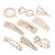 Import 2020 Gift fashion women pearl hairpin gold and silver hair accessories clip for bride square handmade Hair Barrettes from China
