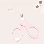 2020 New 4-in-1 Light Newborn Manicure Kit with Cute Case Baby Nail Clipper Scissors Nail File and Tweezers for Infant Toddler