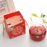 2020 New Arrivals Wedding Sweet Boxes Elegant Valentine's Day Chocolate Boxes Jewelry Box with Paper Handbag