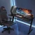 Import 2020 New Carbon Fiber Top Metal Gaming Computer Desk PC Table from China