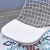 Import 2020 new metal frame painting living room chair Nordic style coffee chair wire lounge chair from China