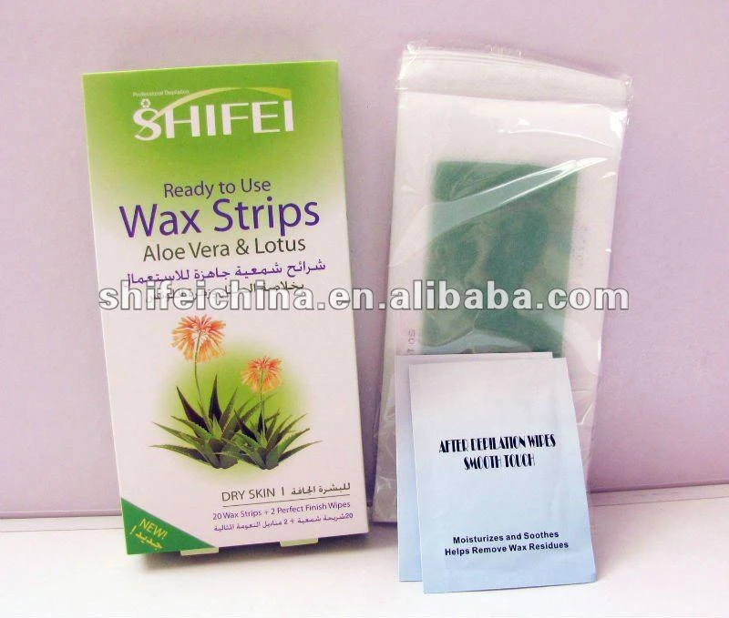 2020 Popular Hot-sale Disposable Hair Removal Body Use Depilatory Wax Strips