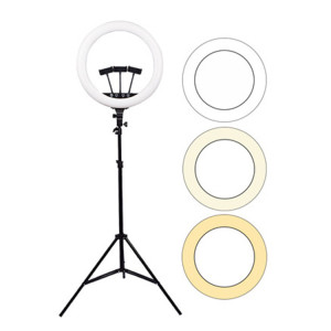 Import Professionnels Photographic Photo 3 In 1 3 Color 360 45 Cm Led Ring Light With Clip Ctripod From China Find Fob Prices Tradewheel Com