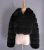 Import 2021 Fur Coat Short Zipper Hooded Faux Fur Coat Imitation Fox Long Sleeved Stitching Women Jacket Female Coat from China