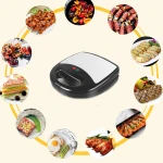2021 High quality Electric Hotel Garage Breakfast Sandwich Makers Low Noise Household Commercial Sandwich Maker