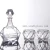 Import 2021 new design  Lead free Crystal glass Ronud Whiskey decanter  (750ml) and Set of 2 Glasses (300ml)  Perfectly Gift Boxed. from China
