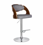 2021 New Directly factory swivel wood casino bar chair with footrest