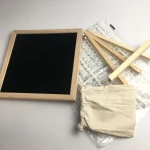 2021 New Trend Free Sample Black wooden changeable felt letter board with lowest MOQ