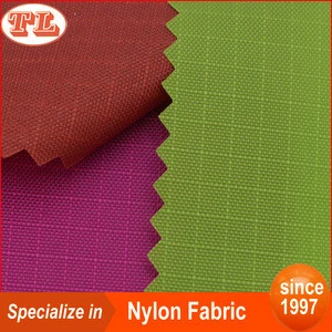 210t 210d ripstop nylon / polyester fabric for tent hammock airbag sleeping bag bean bag fabric