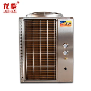 220V/ 380V DC Inverter Air to Water Source Heat Pump House Cooling and Heating Energy-Saving Air Conditioner for Hotel
