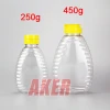 250g Honey Capacity Pet squeeze bottle for honey 450g plastic honey bottles