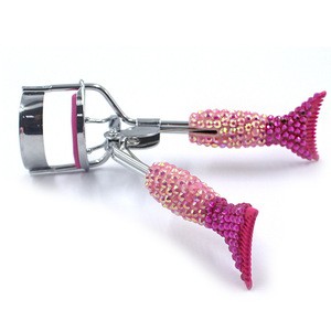 25mm Eyelash Curling Glitter Handmade Pink Purple OEM&amp;ODM Heated Eyelash Curler Eyelashes Applicator