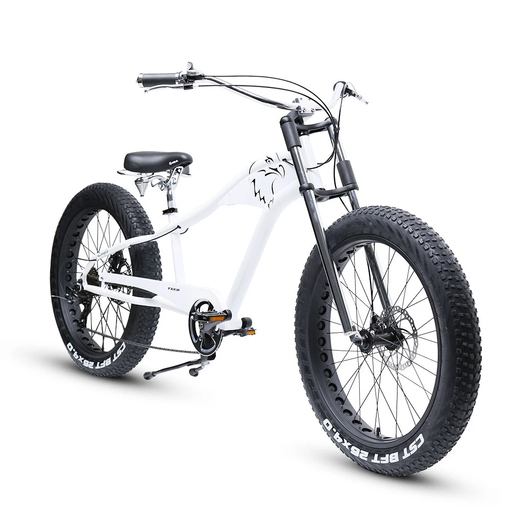 26&quot; Fat Tire Fashionable Beach Cruiser Chopper Bike Bicycle