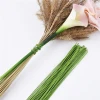 28GA DARK Green color any lengthCloth Covered Wires for cake decoration