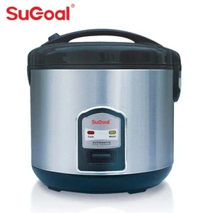 2.8L Sugoal Stainless Steel Housing Deluxe rice cooker with CE approval