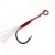 Import 2pcs/lot  Fishing Hooks Sea Fish Assist Hook  Fishhooks Jig Slow Feather for Fishing Attract from China