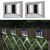 Import 2pcs/set Solar Light 4 LED Solar Powered Wall Lamp Waterproof Security Lighting For Outdoor Garden Wall Fence Light from China
