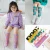 Import 3-8years Floral Design Soft Leg Warmers Cotton Knee High Long Socks for Girl from China