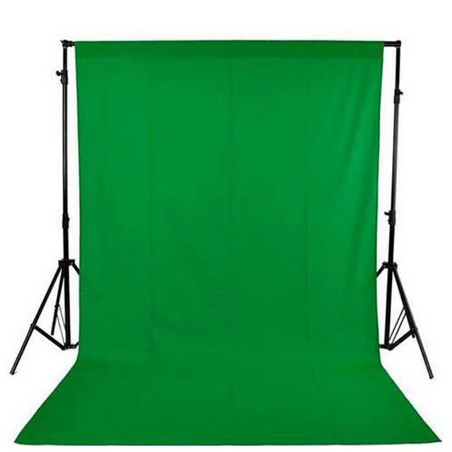 3 M x 6 M 10ft x 20ft Photo Backdrop Screen Background Stand Video Photography Green Lighting Kit Backdrops Cloth 300 x 600 cm