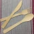 Import 3 pcs/lot Disposable  bamboo Flatware Set  Bamboo Knife Fork Spoon Set  Utensils Camping Chopsticks Travel with l from China