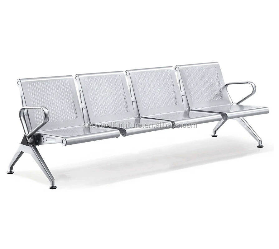 3 seats public seating waiting link chair