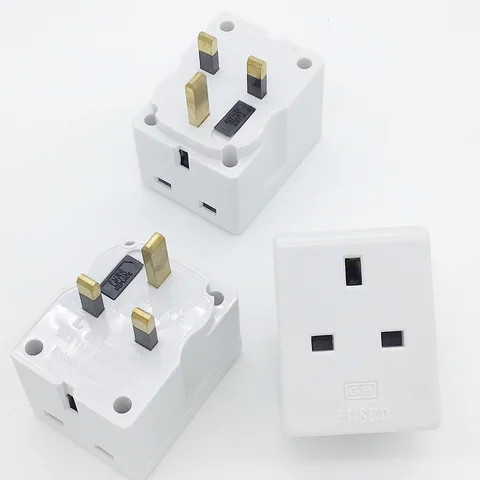Buy 3 Way Uk 13a Mains Socket Adaptor Multi Plug Fused Adapter from ...