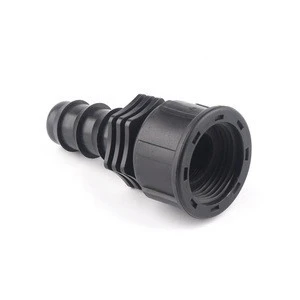 3/4&quot; Female Thread Connector Irrigation PE Pipe Connectors Threaded Garden Water Connectors Pagoda Straight Adapter