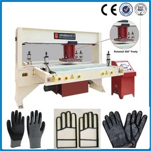 35T hydraulic travel head die cutting machine for gloves