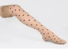 362 wholesale Lace Dot Women Fashionable Silk Sheer Knee High Hosiery Lace Top Thigh-high Stockings