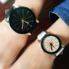 3975 Couple Watches Fashion Lovers Watches Casual And Quartz Dial Clock Leather Wrist Watch